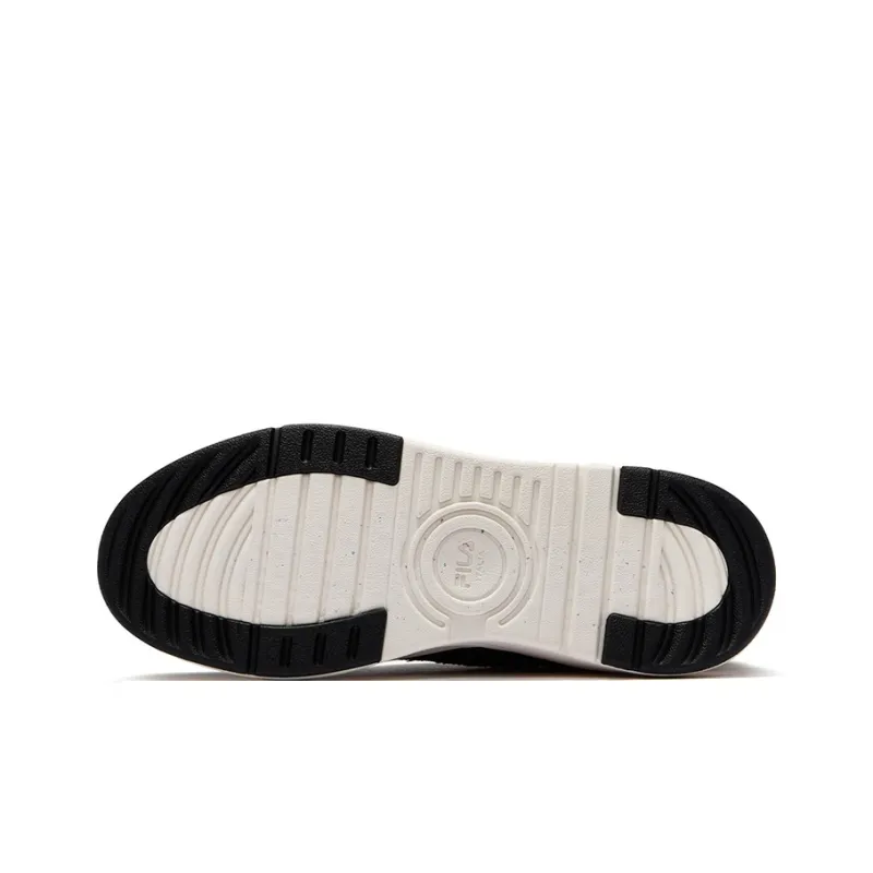 FILA FUSION 50-50 DX II CVS Abrasion-Resistant Low-Top Skateboard Shoes Men's Black White-4