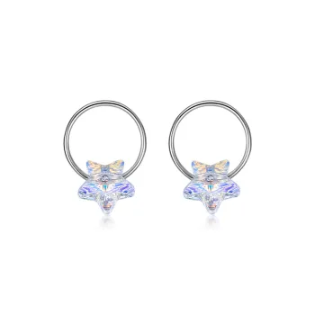 CENTURY&KINDLE S925 Silver Earrings Women's