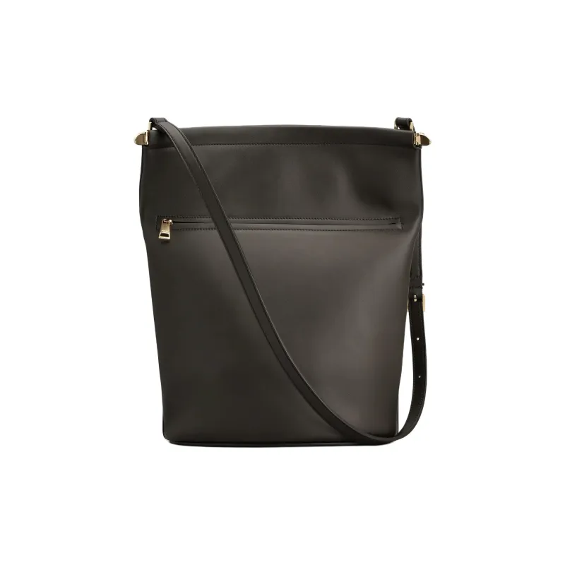 TOD'S Cow Leather Bucket Bags Crossbody Bag, Shoulder Bag Small Size Women's Brown-2