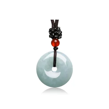 Oriental Jade Glutinous Jade Natural Jadeite Necklace Unisex