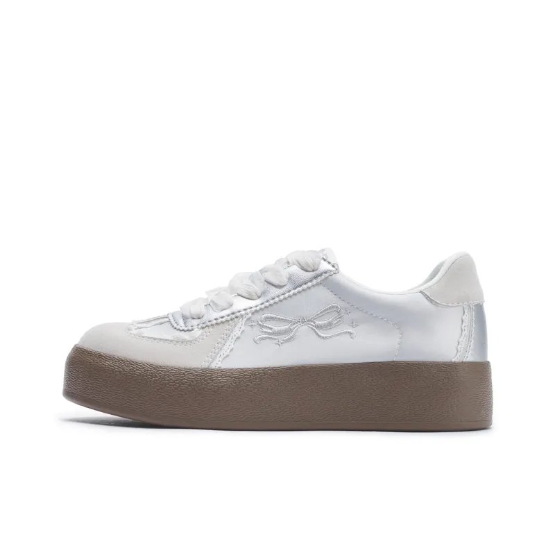 Hotwind Cream Lace Series Skateboard Shoes Women's-0