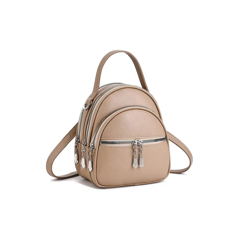 SURELAPTOP PU Backpacks Backpack Regular Women's White/Black/Khaki/Blue-6