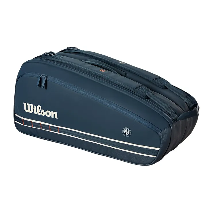 Wilson Tennis Racket Bags 80% PU, 20% Polyester Unisex 73.66*33.02*33.02cm Navy Blue-0
