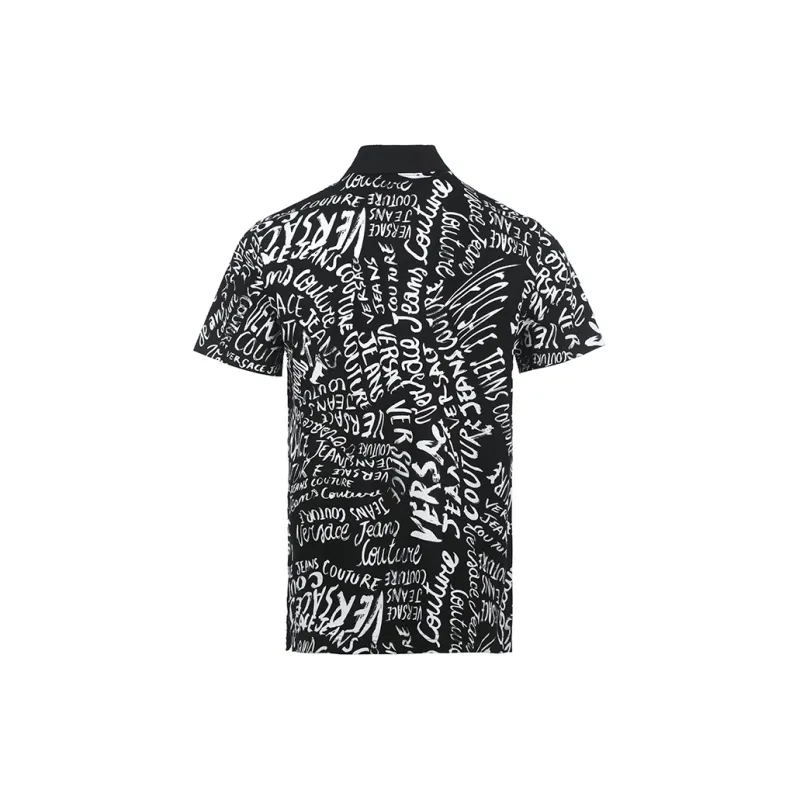 VERSACE JEANS COUTURE Logo print Polo Shirt-1