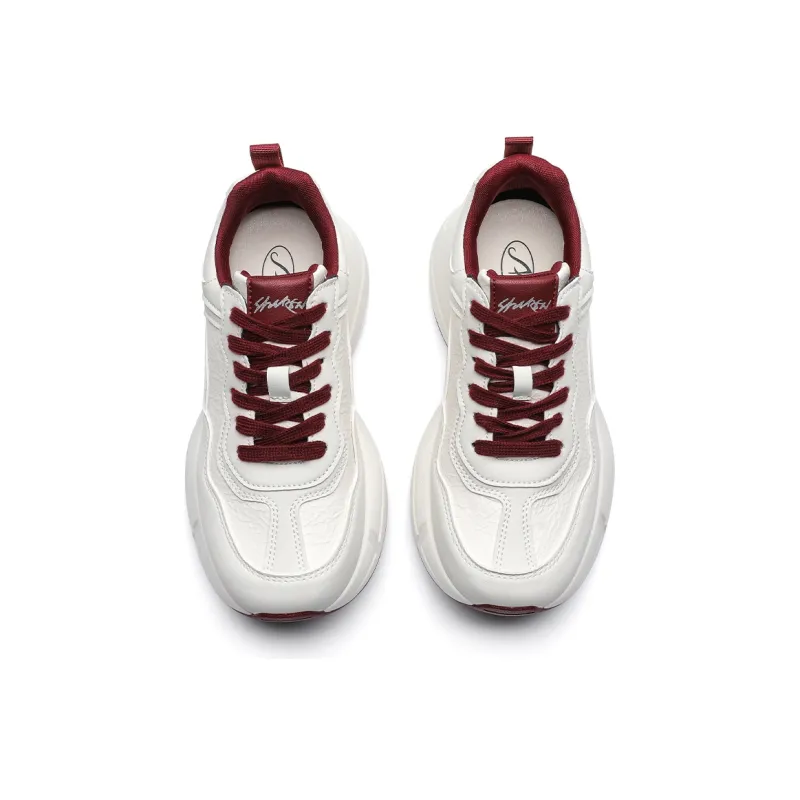 ABIDJAN Lightweight Height Increasing Low-Top Chunky Sneakers Women's-4