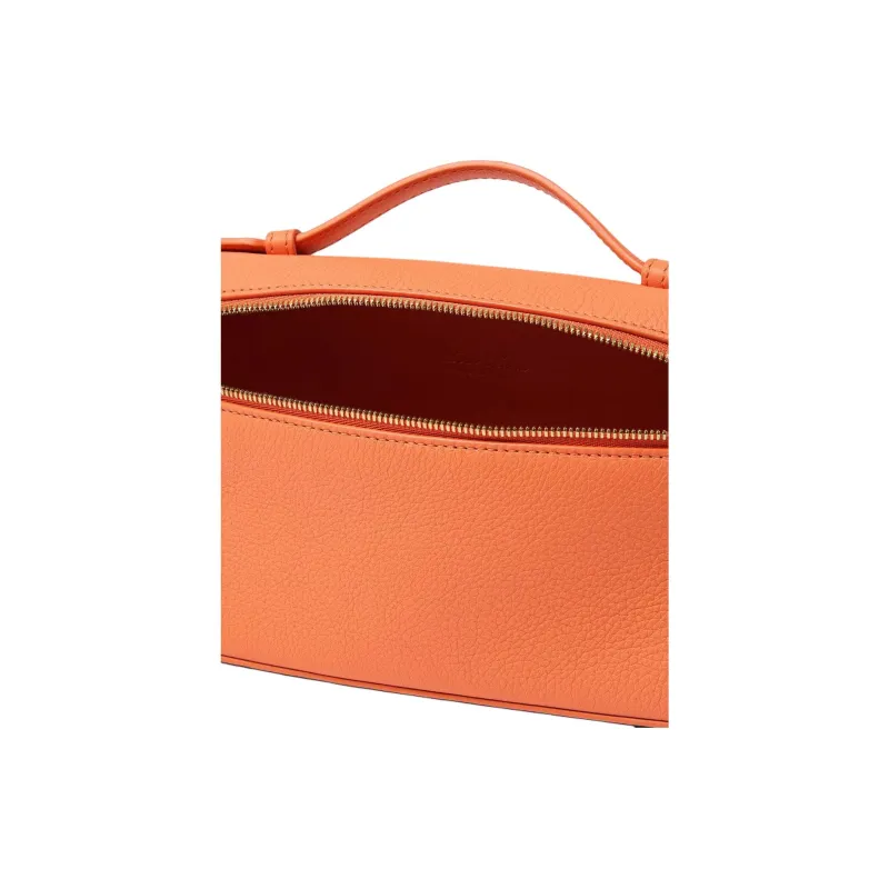 Loro Piana Cow Leather Shoulder Bag, Crossbody Bag, Handbag Women's Carrot-2