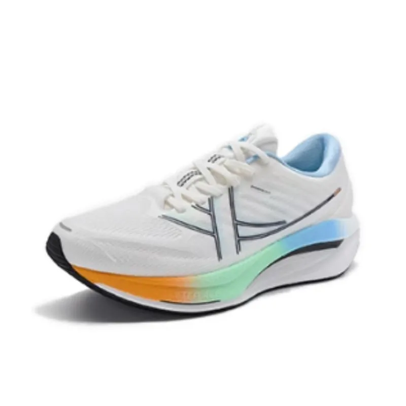 XTEP Tank Ma Cushioned Anti-Slip And Wear-Resistant Lightweight Low-Top Running Shoes Men's Sail White Black-1