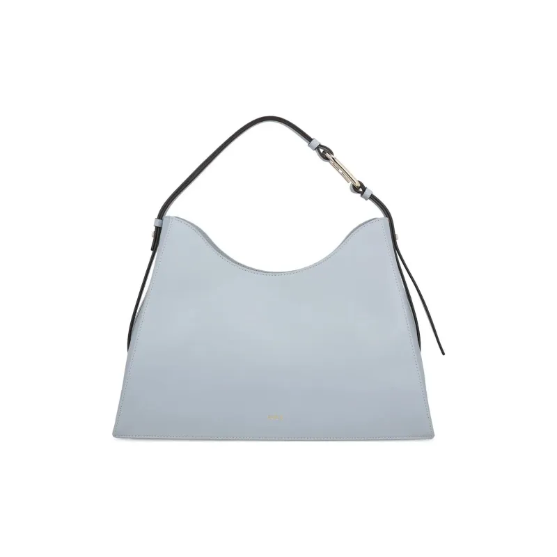 Furla Calfskin Shoulder Bag Women's Light Blue-0