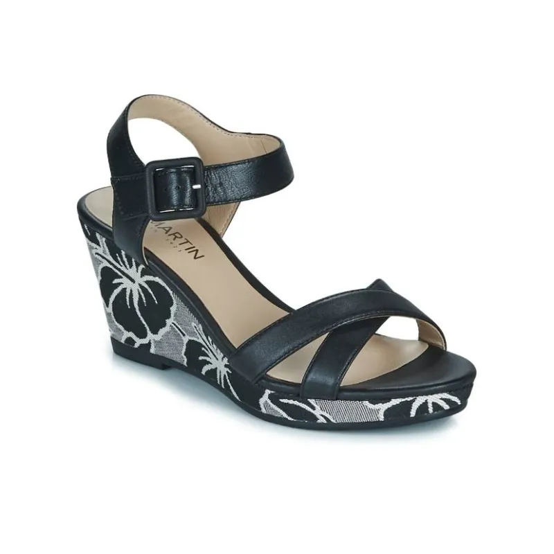 JB MARTIN Querida Strap Sandals 8cm Women's Black-2