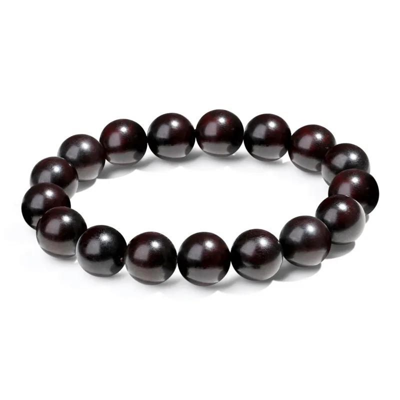 PUTUOSHANWENCHUANG Rosewood Bracelets Unisex-1