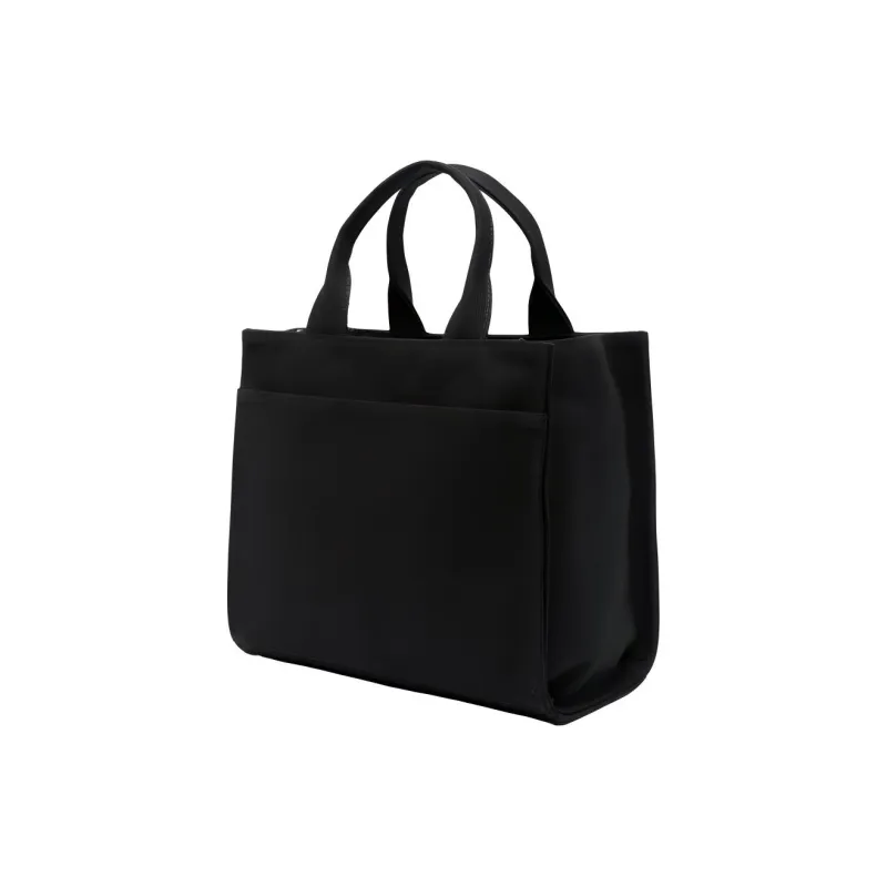 DKNY Polyurethane Tote Bag Shopping Bag Medium Size Unisex Black-1