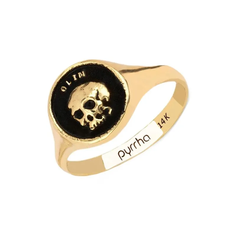 Pyrrha 14K Yellow Gold What Once Was Signet Ring-1