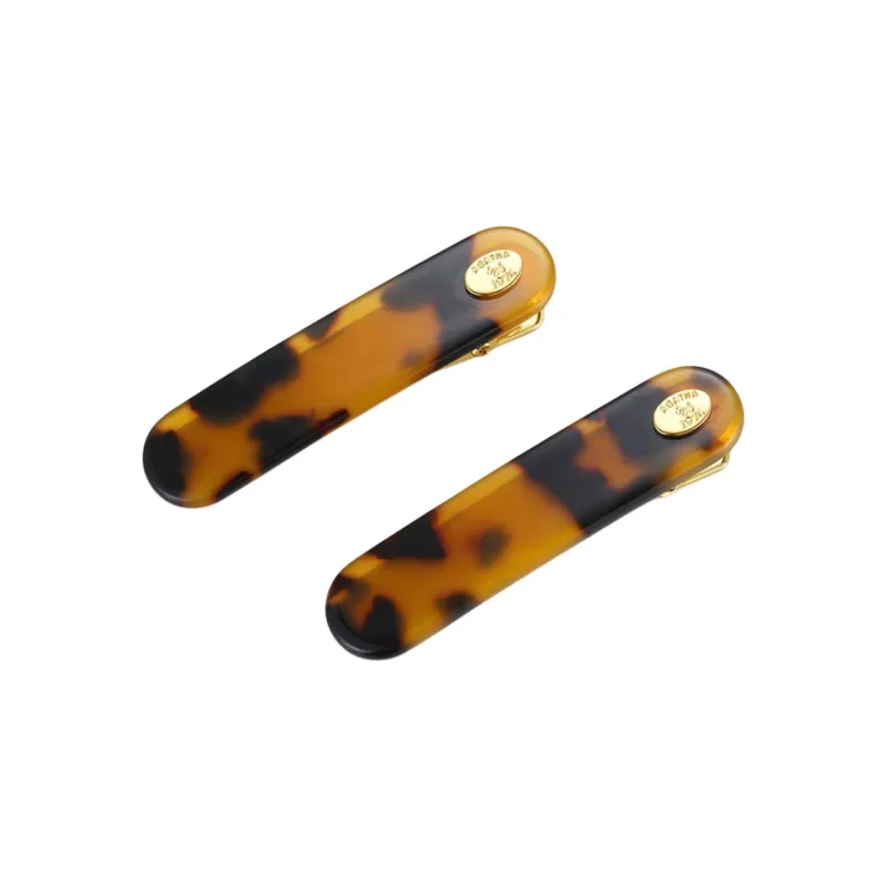 Agatha Gold Plating, Acetate, Metal Hair Clips Women's-0