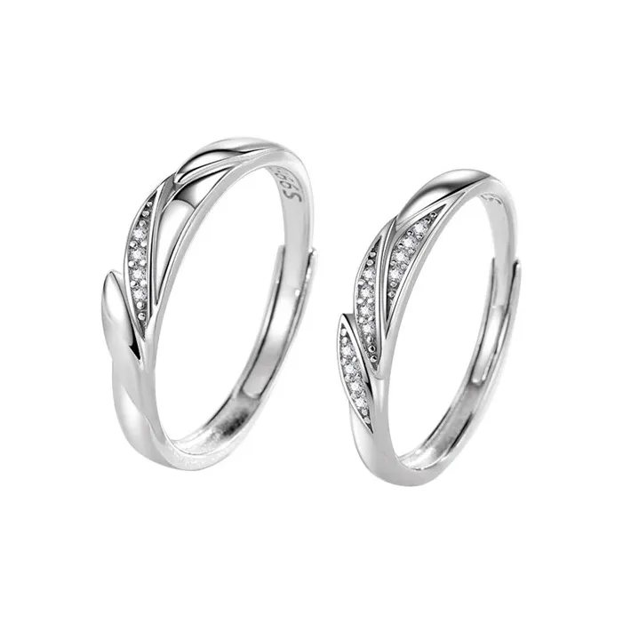CHIC-ZONE 999 Fine Silver Rings Women's-0