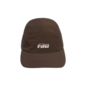 FILA Nylon Baseball Caps Unisex Brown
