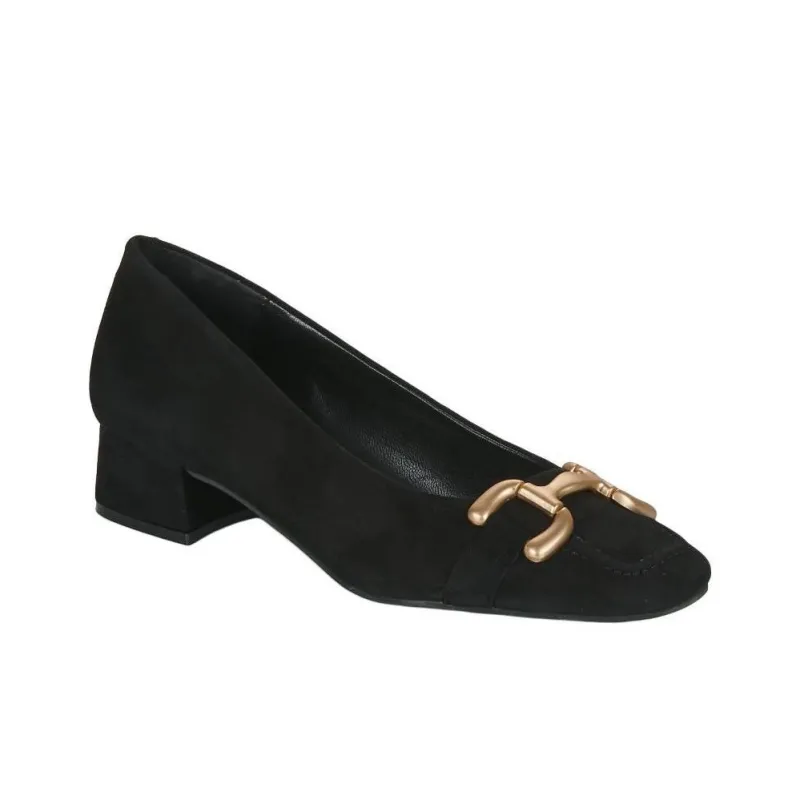 JB MARTIN Vickie Chunky Heel High Heels 3cm Women's Black-2