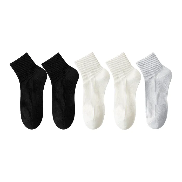 Cotton Gene Mid-Calf Socks Men's 5 Pack-0