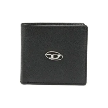 DIESEL Cow Leather Wallet Men's Black
