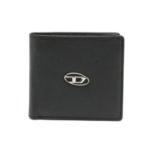 DIESEL Cow Leather Wallet Men's Black
