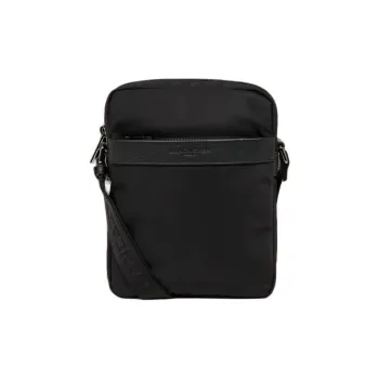 Lancaster Nylon Shoulder Bag Men's Black
