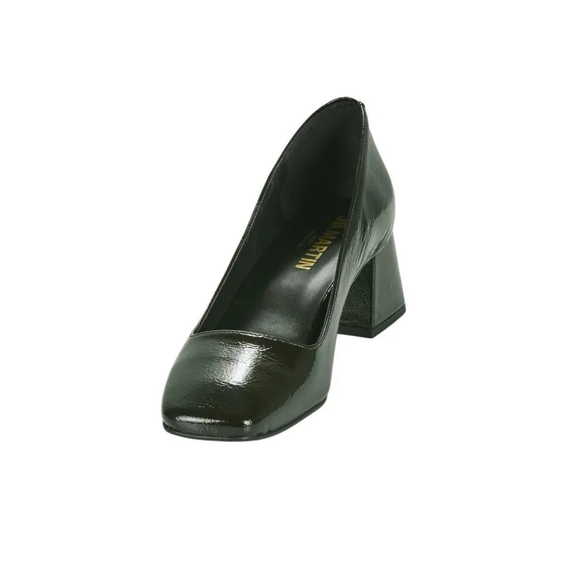 JB MARTIN 1Viva Block Heel High Heels 6cm Women's Green-2