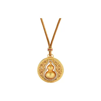CLARKIA FLOWER Gold Plated Copper Necklaces Unisex