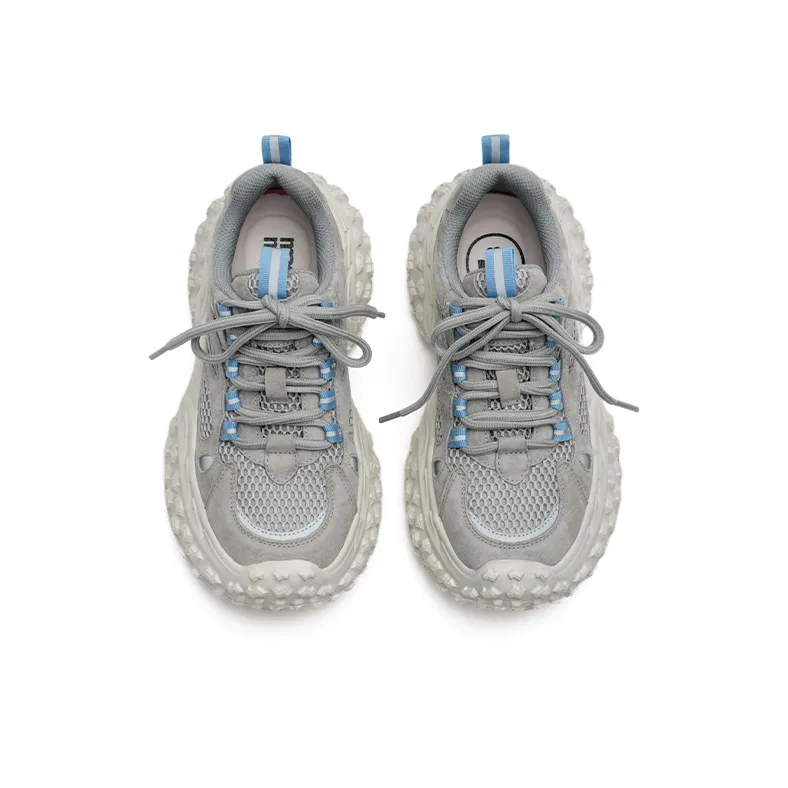MASOOMAKE Breathable Lightweight Height Increasing Low Top Chunky Sneakers Women's-17