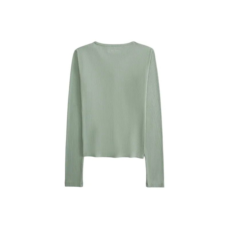 Abercrombie＆Fitch T Shirt Women's Light Green-1