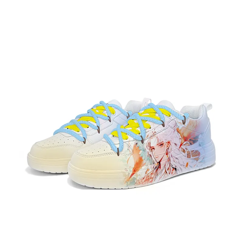 Cold Cicadas Yesterday Slip-Resistant Low-Top Skateboard Shoes Unisex-1
