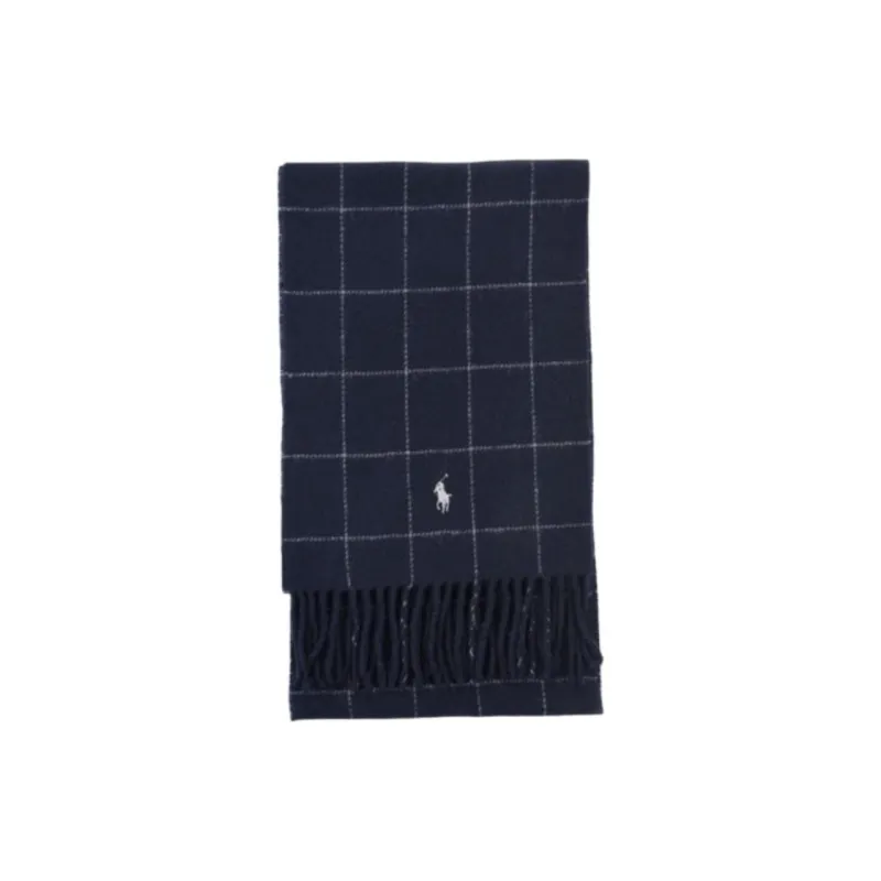 Polo Ralph Lauren Knit Scarves Unisex Marine Blue-1