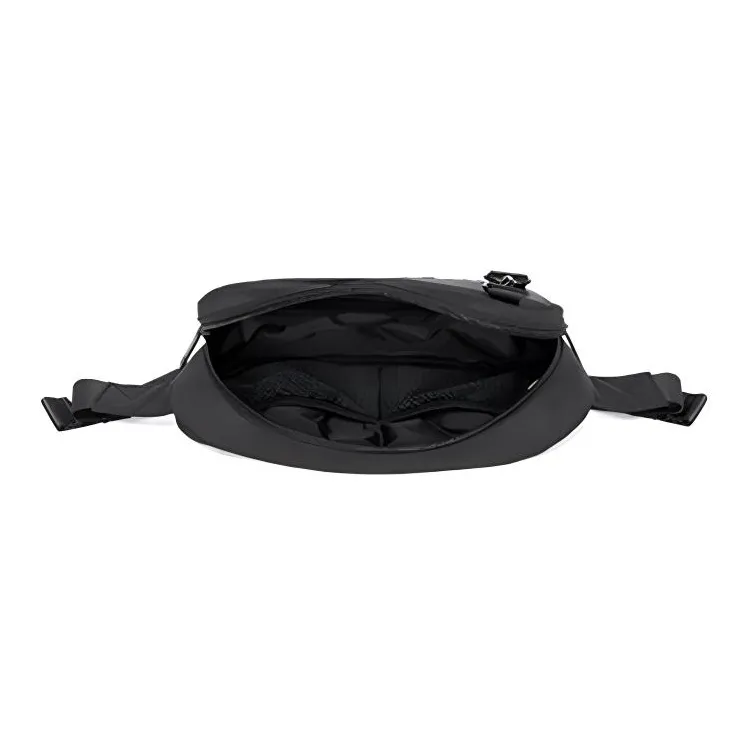 Skechers Fabric One Shoulder Crossbody Fanny Pack Sling Bags Regular Unisex Pitch Black-3
