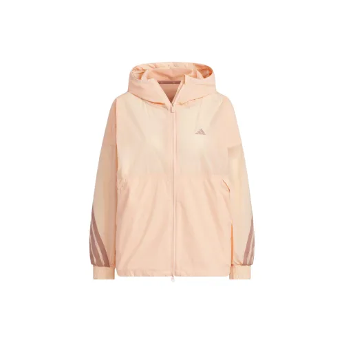 Adidas Light Jackets Coats Women's Pink Coral