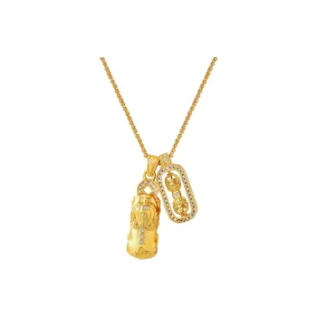 ONEKISS Gold Plated Copper Necklaces Women's