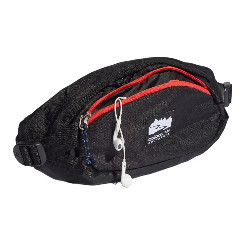 Adidas Recycled Polyester Sports Fanny Pack Unisex Black-2