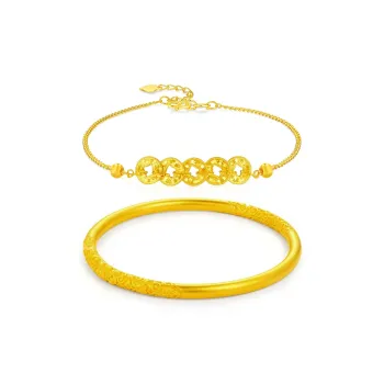 Master Kim 999 Fine Silver Bangles Women's
