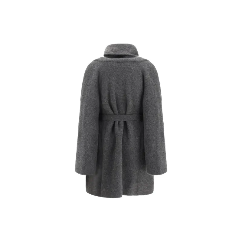 THE ROW Long Sleeved Belted Coat-1