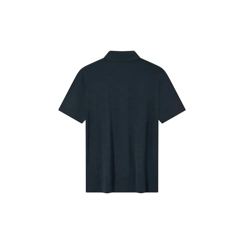 SEVEN Polo Shirt Men's Navy Blue-1