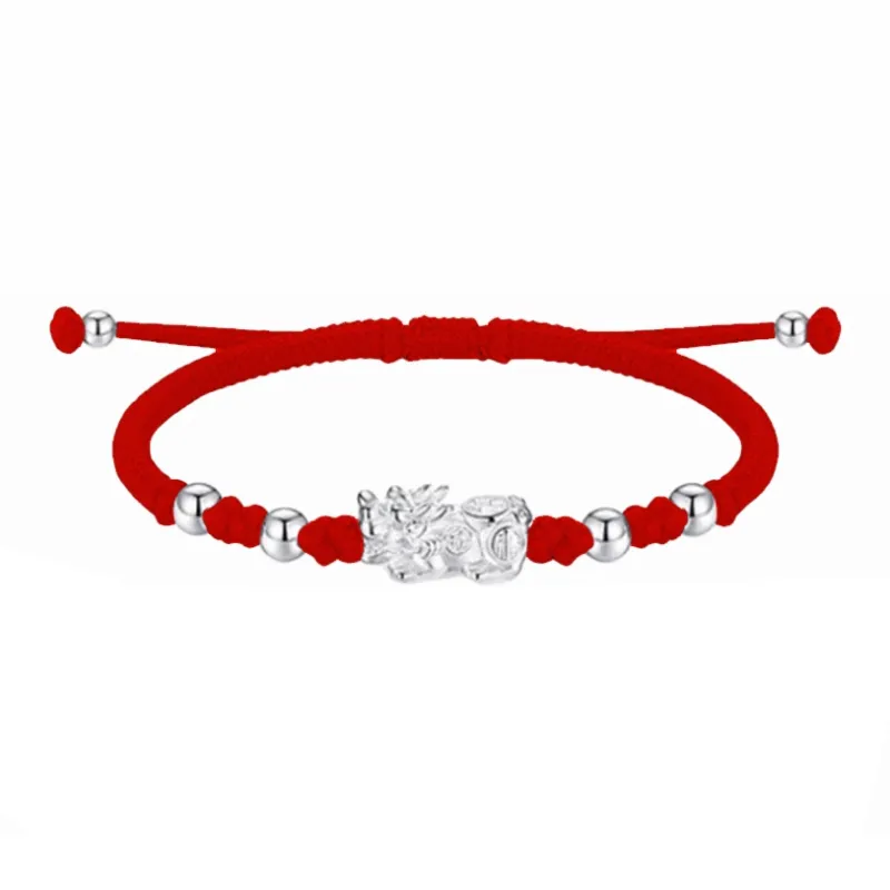 CHINA GOLD S999 Fine Silver Bracelets Men's-3