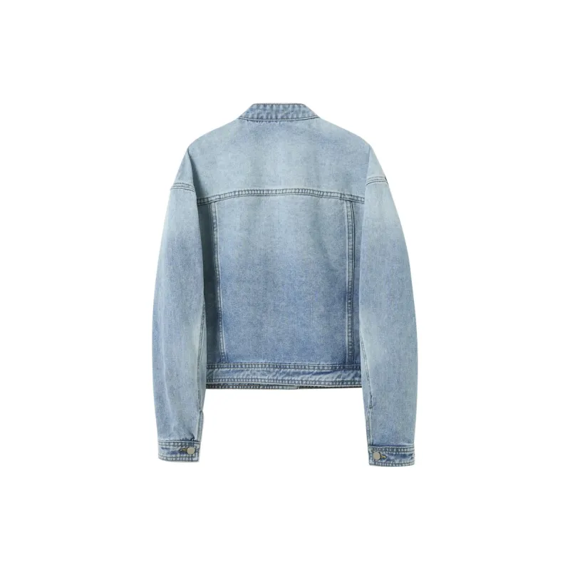 3COLOUR Denim Jacket Women's Sky Blue-1