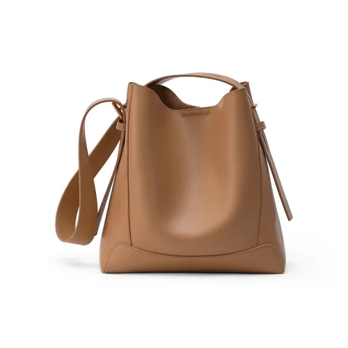 Kevin Cohen Cow Leather Shoulder Bag, Crossbody Bag Regular Women's Cocoa Brown