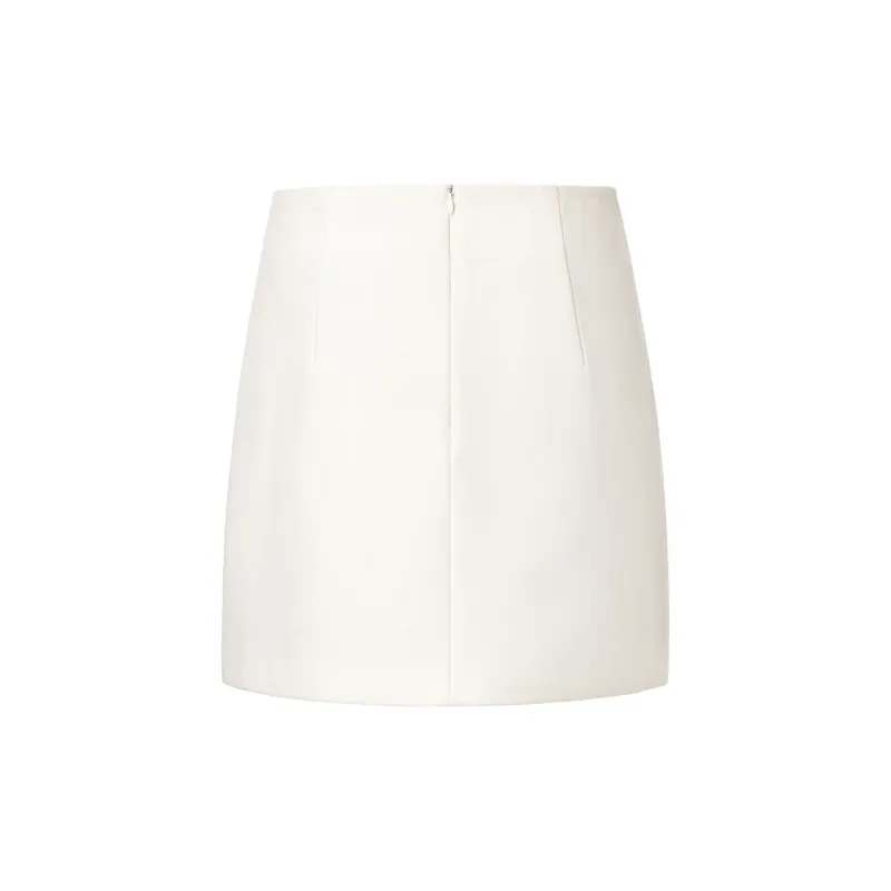 TAMMY TANGS Casual Short Skirts Women's White-1