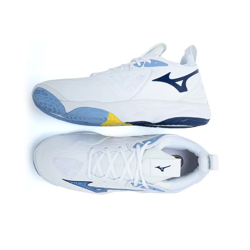 Mizuno Wave Momentum 3 'White Bellwether Blue'-2