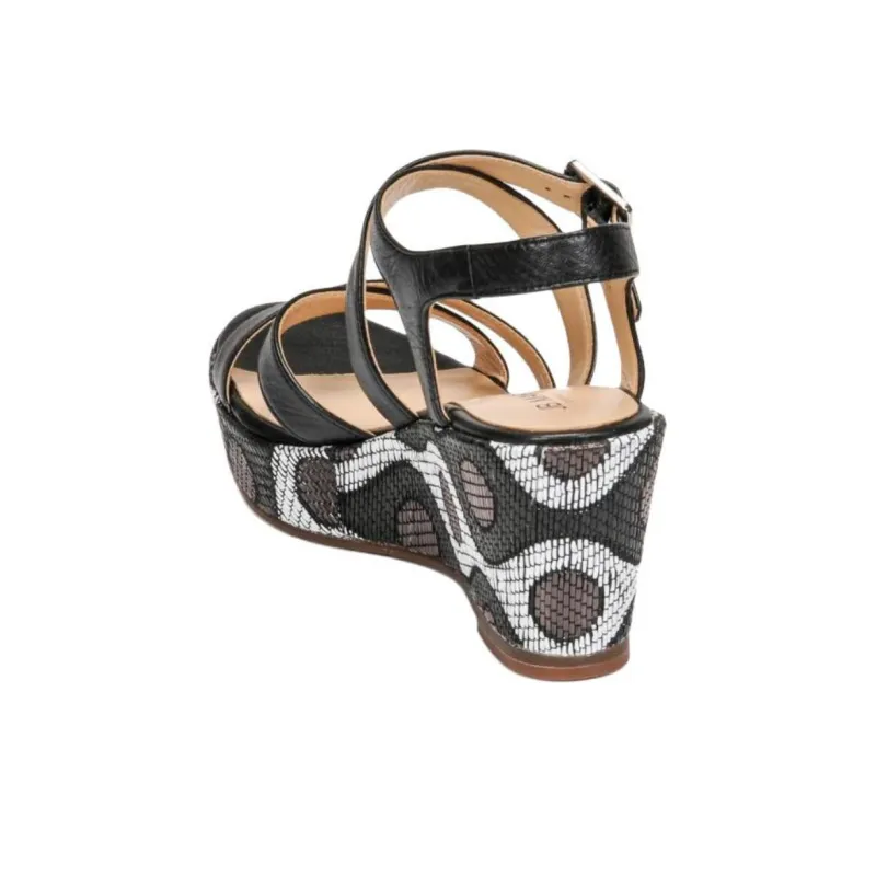JB MARTIN Darelo Strap Sandals 8cm Women's Black-4