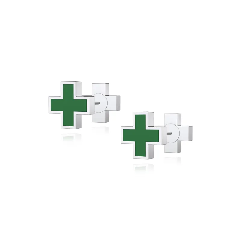 RAWNESS Titanium Steel Stud Earrings Unisex-2