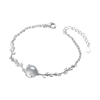 MUSHIFEN Chalcedony Jade Bracelets Women's