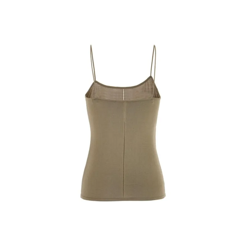 Lemaire Openwork Spaghetti Strap Top-1