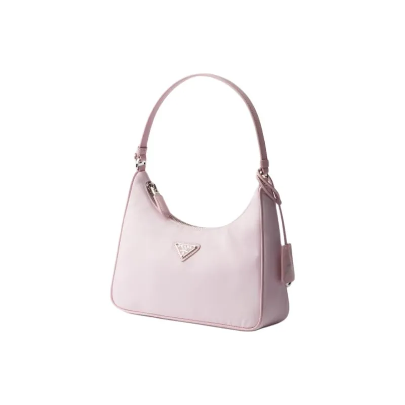 PRADA Re-Edition Recycled Polyamide Handbag Mini Women's Pink-1