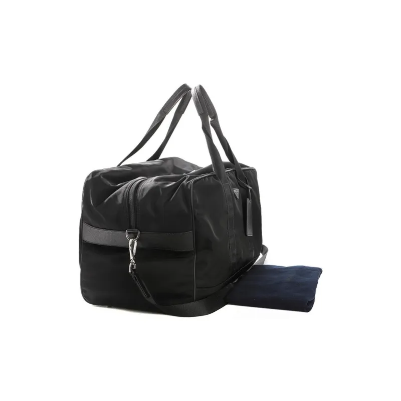 PRADA Nylon Shoulder Bag Crossbody Bag Handbag Travel Bag Men's Black-4