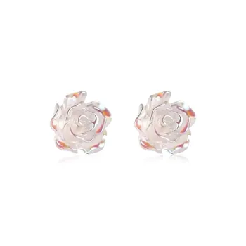 Kim Ka Fook S925 Silver Stud Earrings Women's