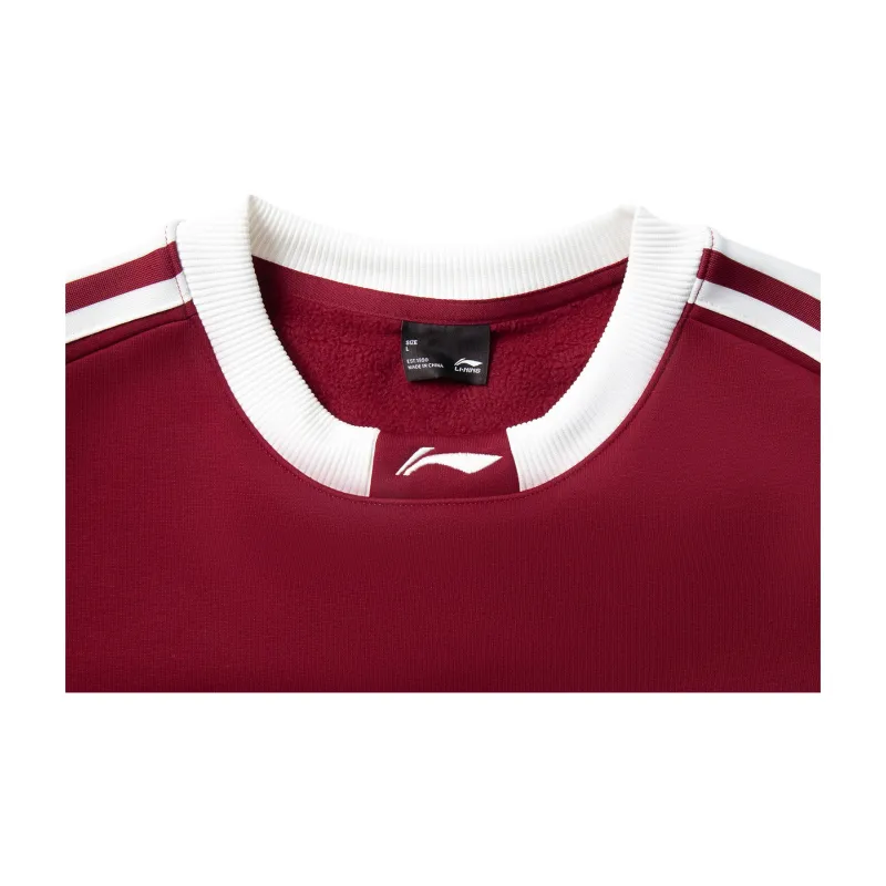 LiNing Sports Life Collection Sweatshirt Unisex Bicycle Red-2